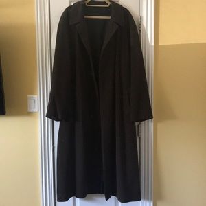 Rene Lezard Brown cashmere overcoat